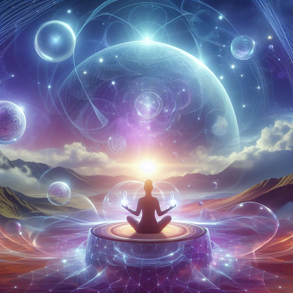 Person in a meditative pose